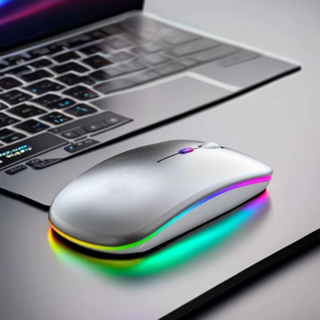 Portable Mini Ultra-thin Rechargeable Wireless Bluetooth Mouse Ergonomic TYPE-C Vertical Rechargeable Wireless Mouse for Laptops