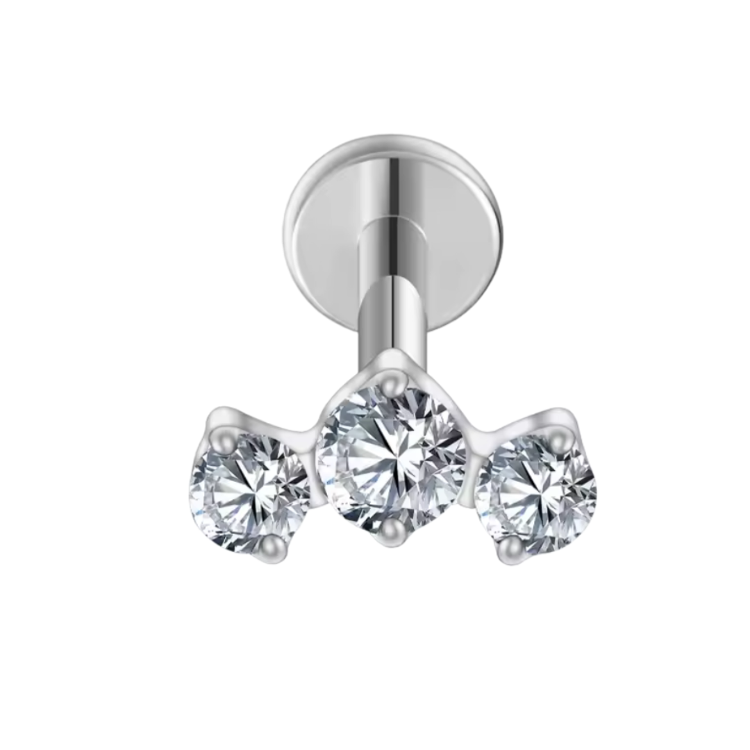 Labret marquise blanco