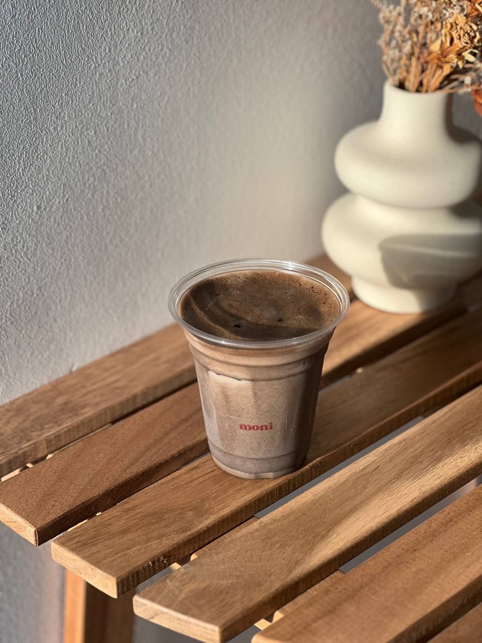Iced Dark Hojicha Latte