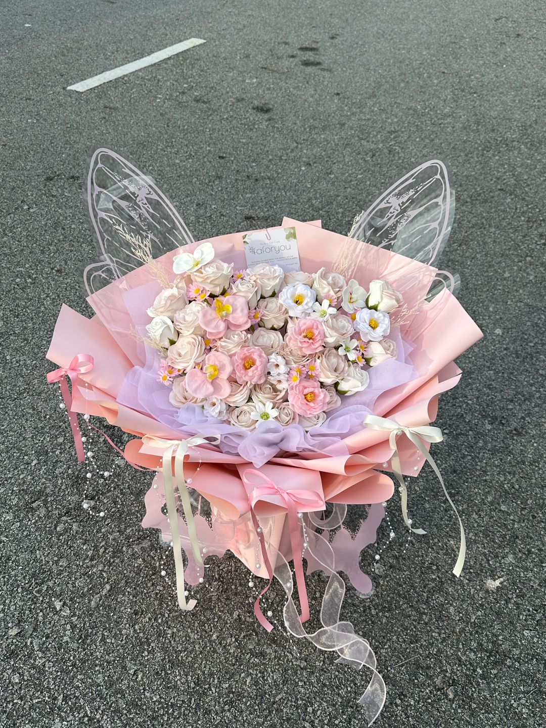 Pink Butterfly Bouquet (Big Size) 