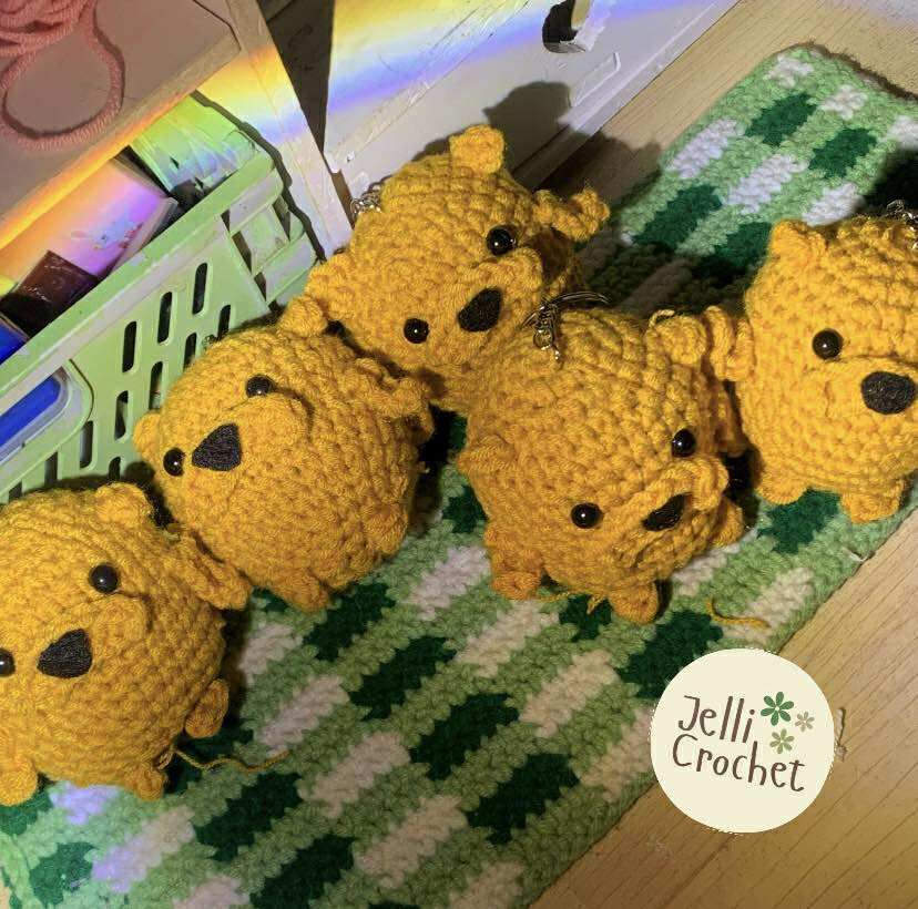 Jake from Adventure Time || Crochet Keychain