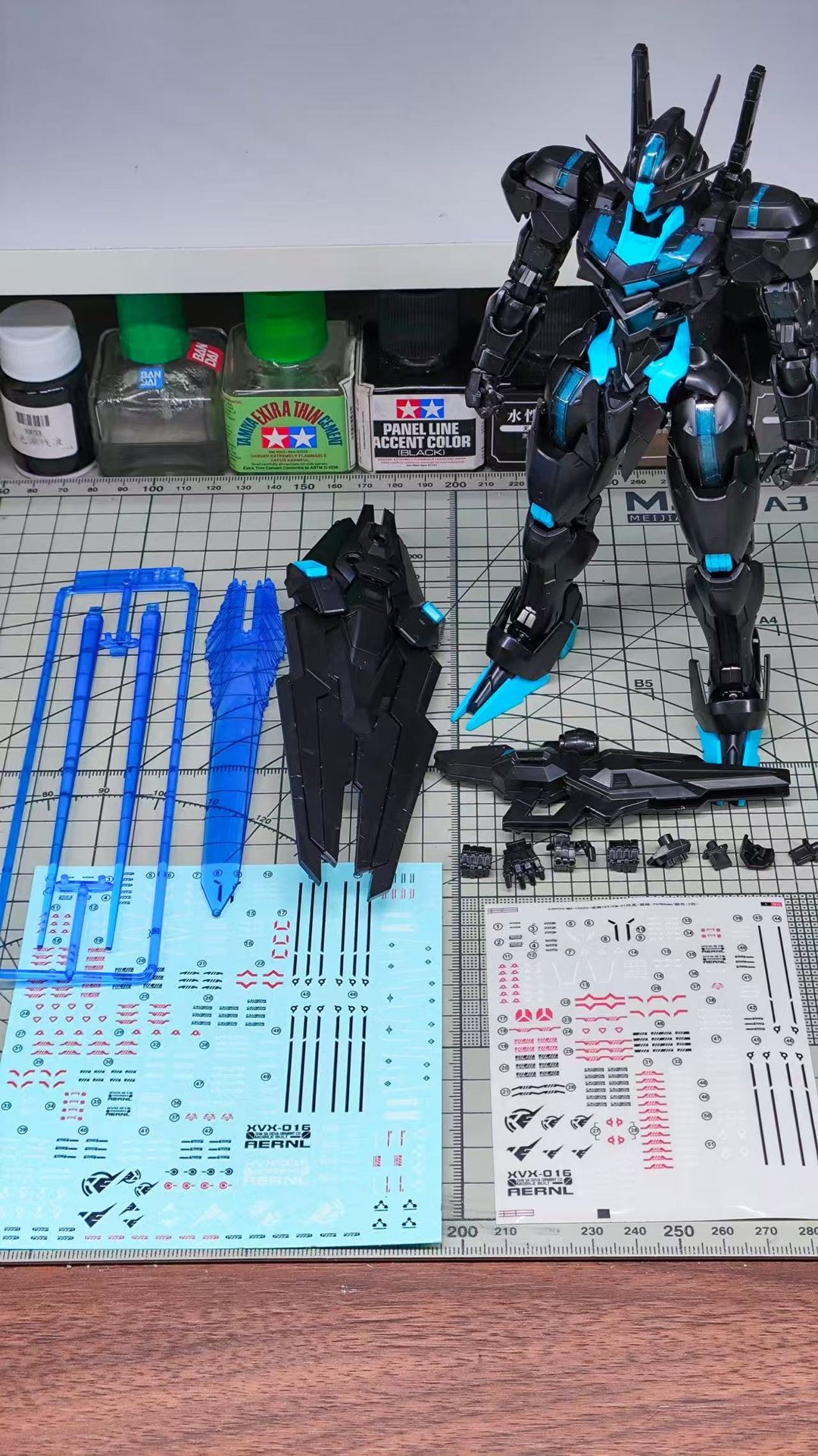 FM 1/100 JMS Aerial Neon Blue