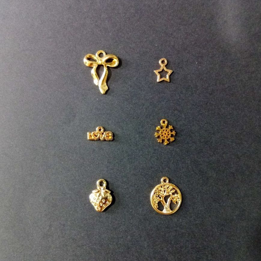 Gold charms