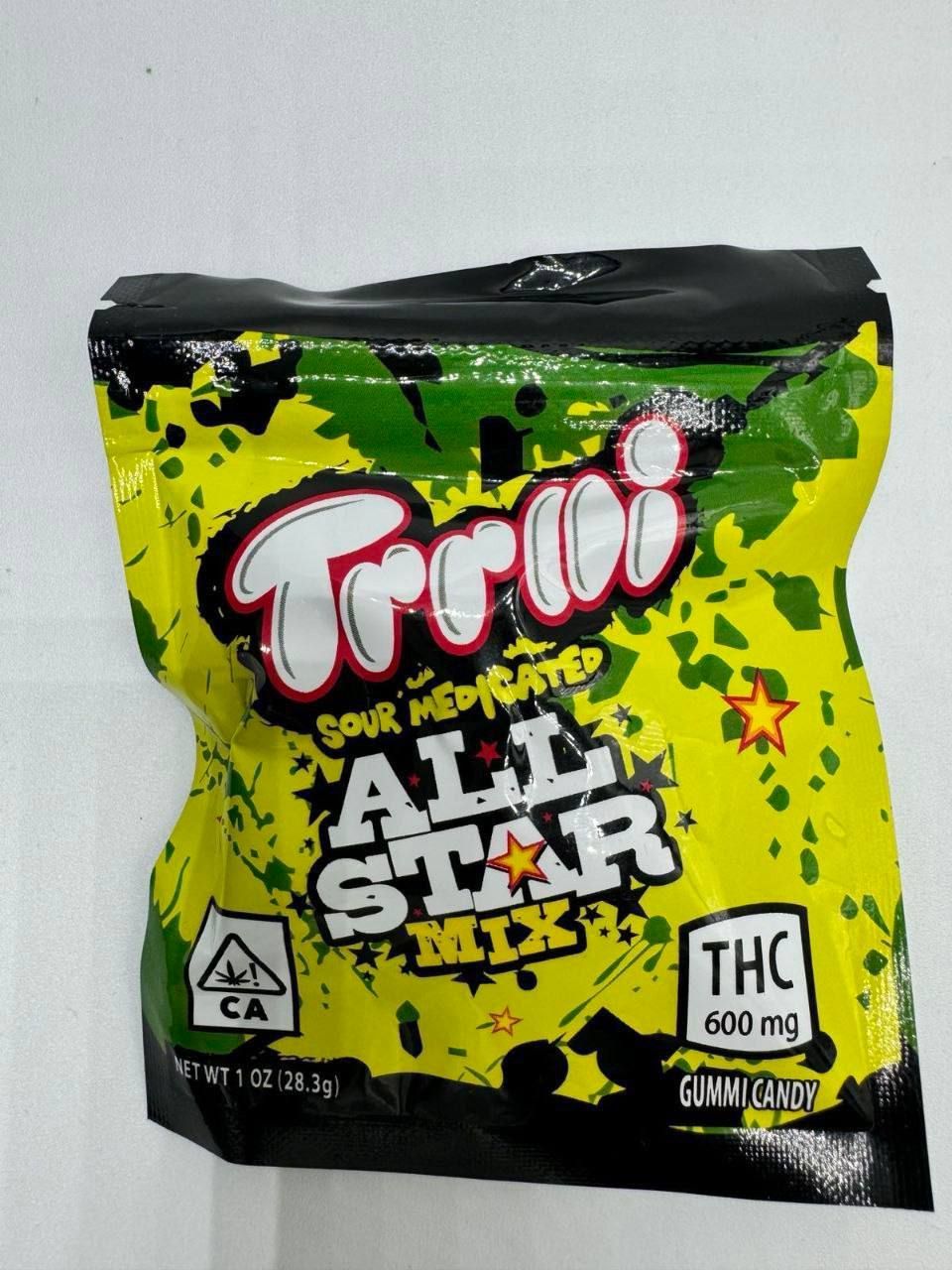 All Star Mix Gummy Candy 600mg THC 