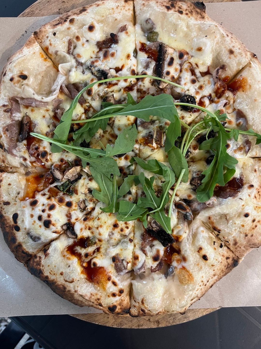 Smoked Duck Pizza 
