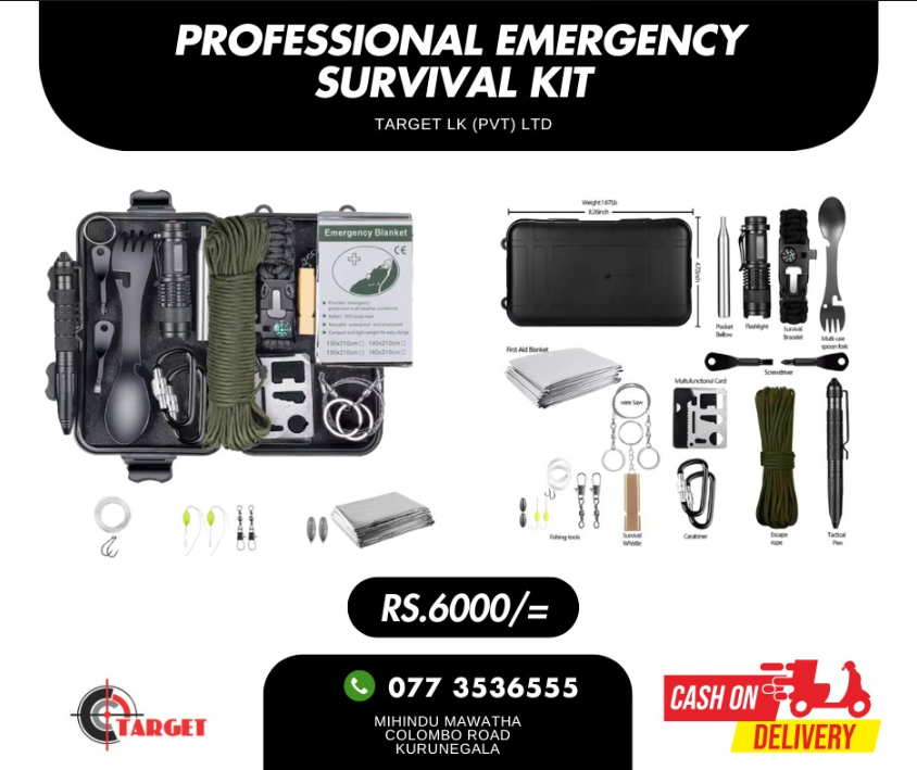 Professional Emergency Survival Kit / Camping /First Aid SOS /Wilderness Adventure