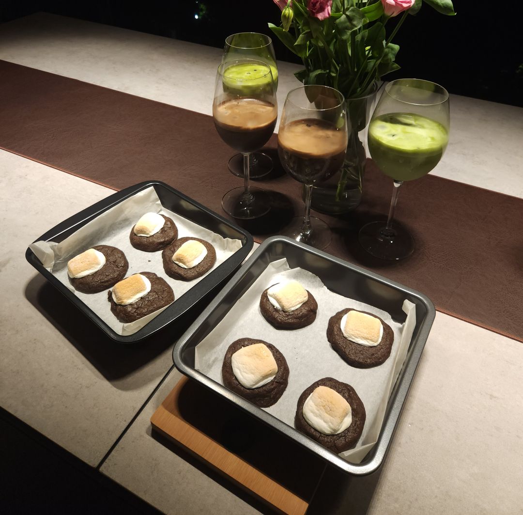 Hojicha dark chocolate cookie (Fathers day special!)