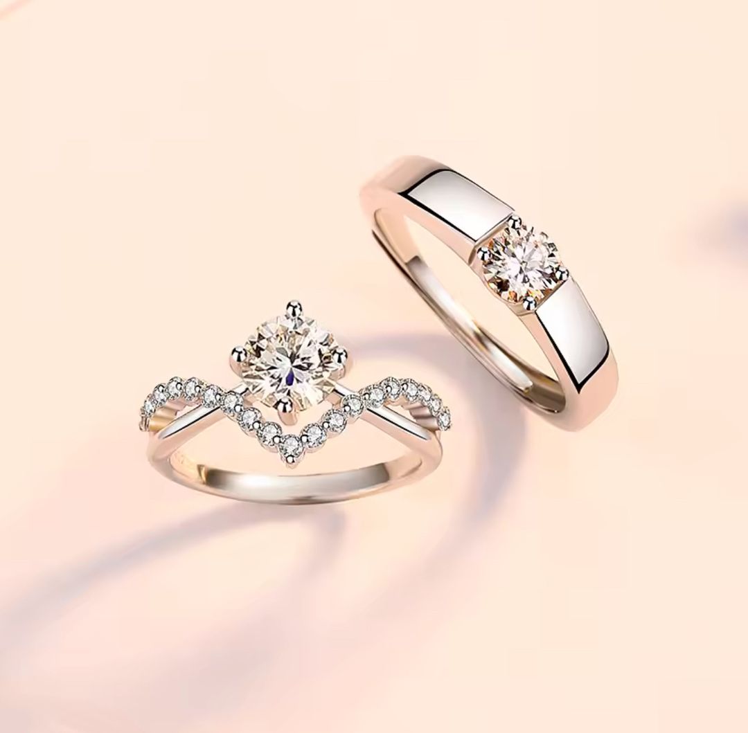 Bague couple (Ensemble 2 bagues) #2