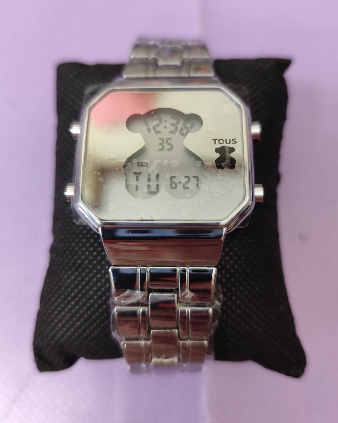 Reloj Oso, color plata