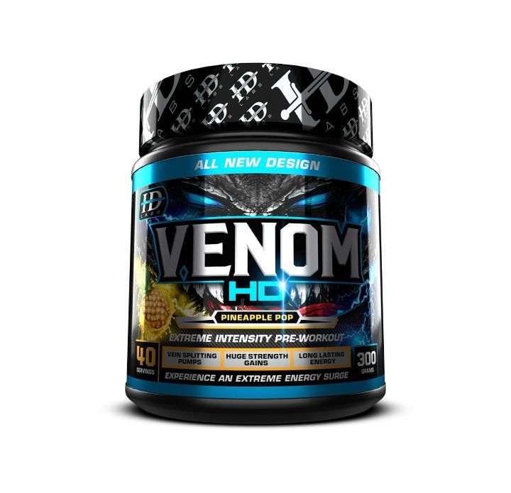 Venom Preworkout 300g x 40 Serving Flavour Pineapple 