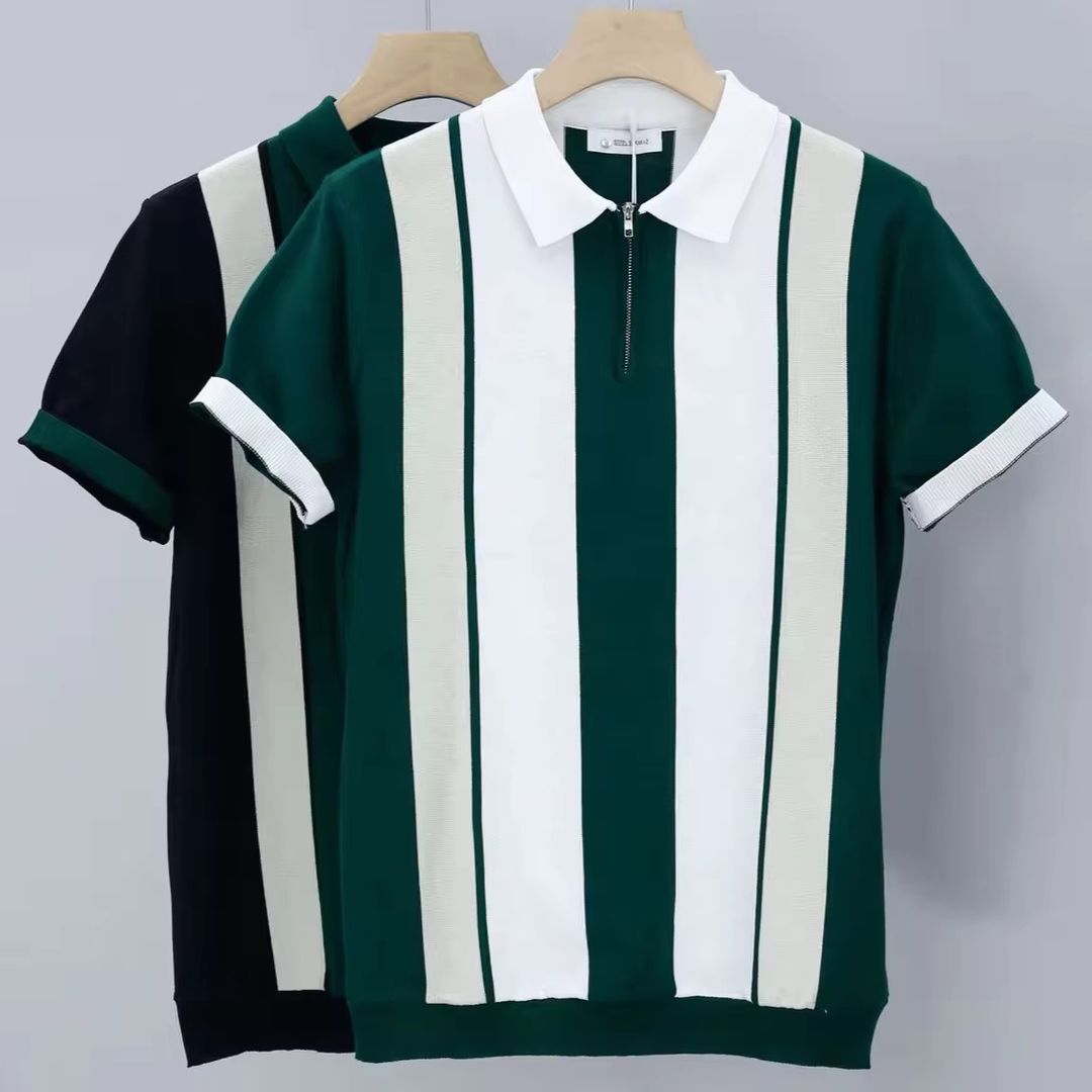 Wholesale of Men's 2024 New Business Polo Shirts Polo T-shirts and Short Sleeves