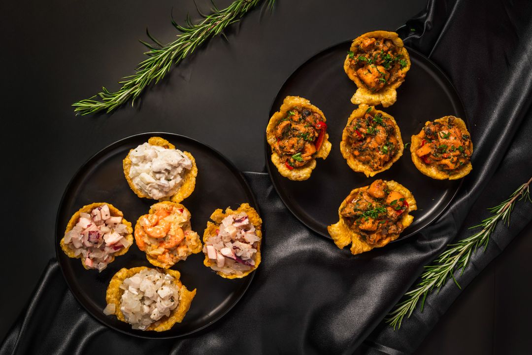 Patacones rellenos
