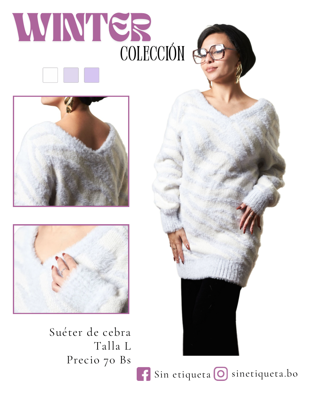 Sueter de cebra 