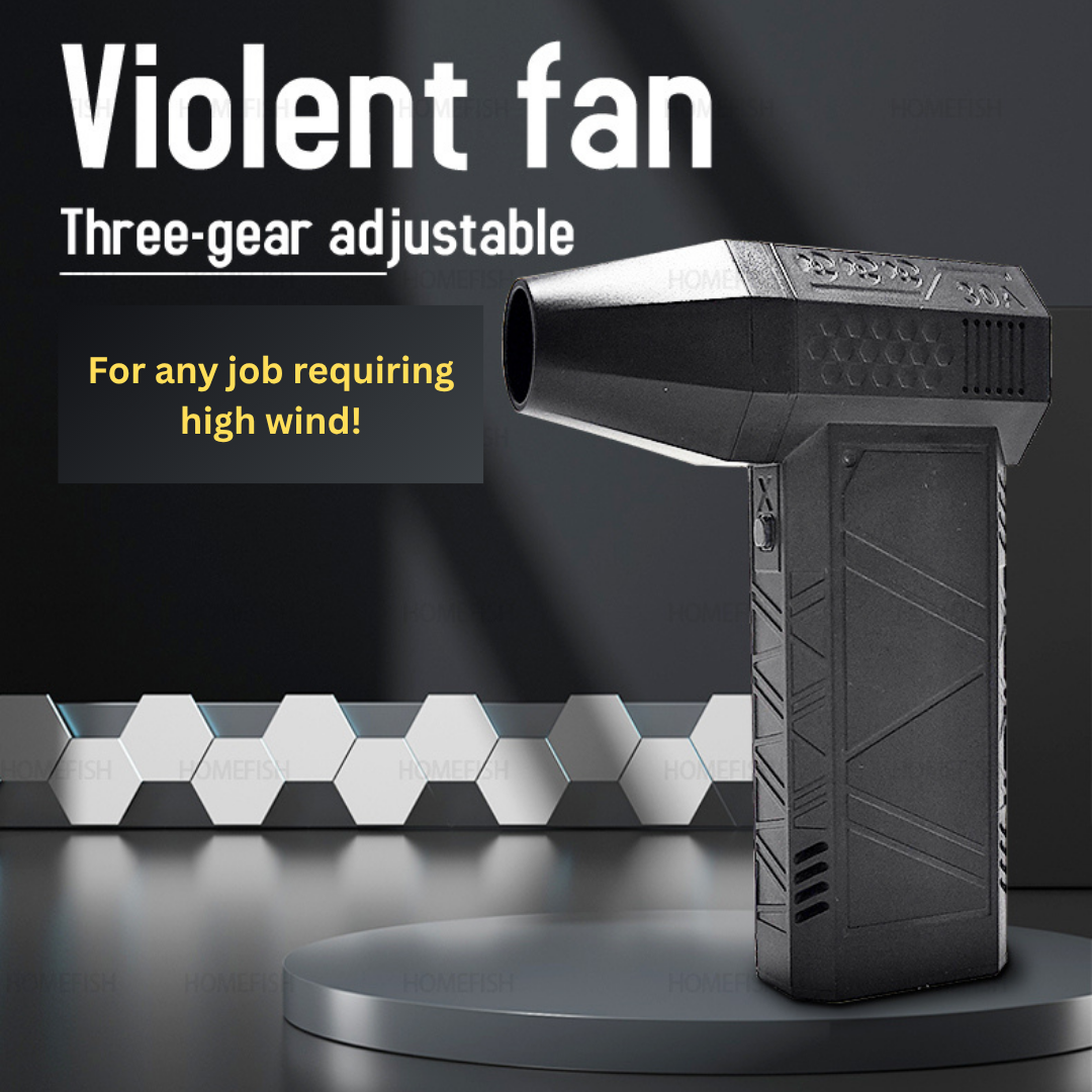 130,000 RPM Rechargeable Mini Turbo Jet Fan / Electric Air Duster / Violent Blower