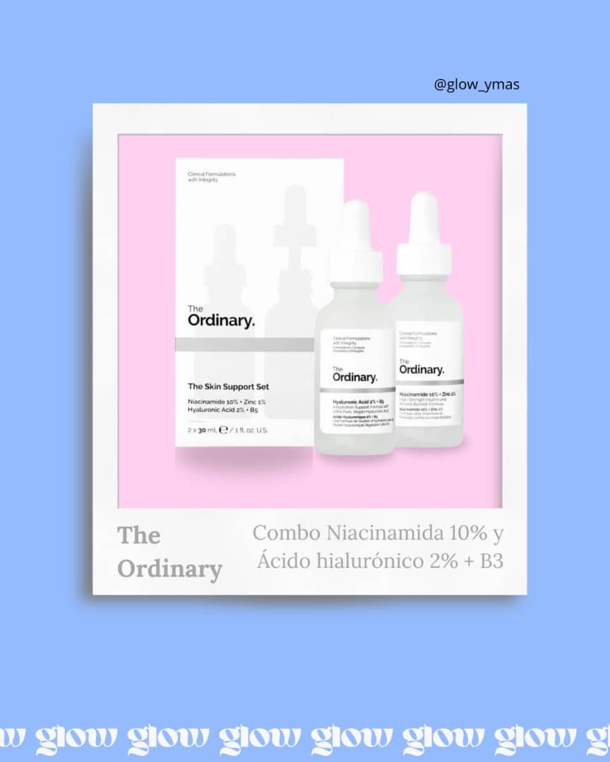 The Ordinary set 2pc Ácido hialuronico-Niacinamida 