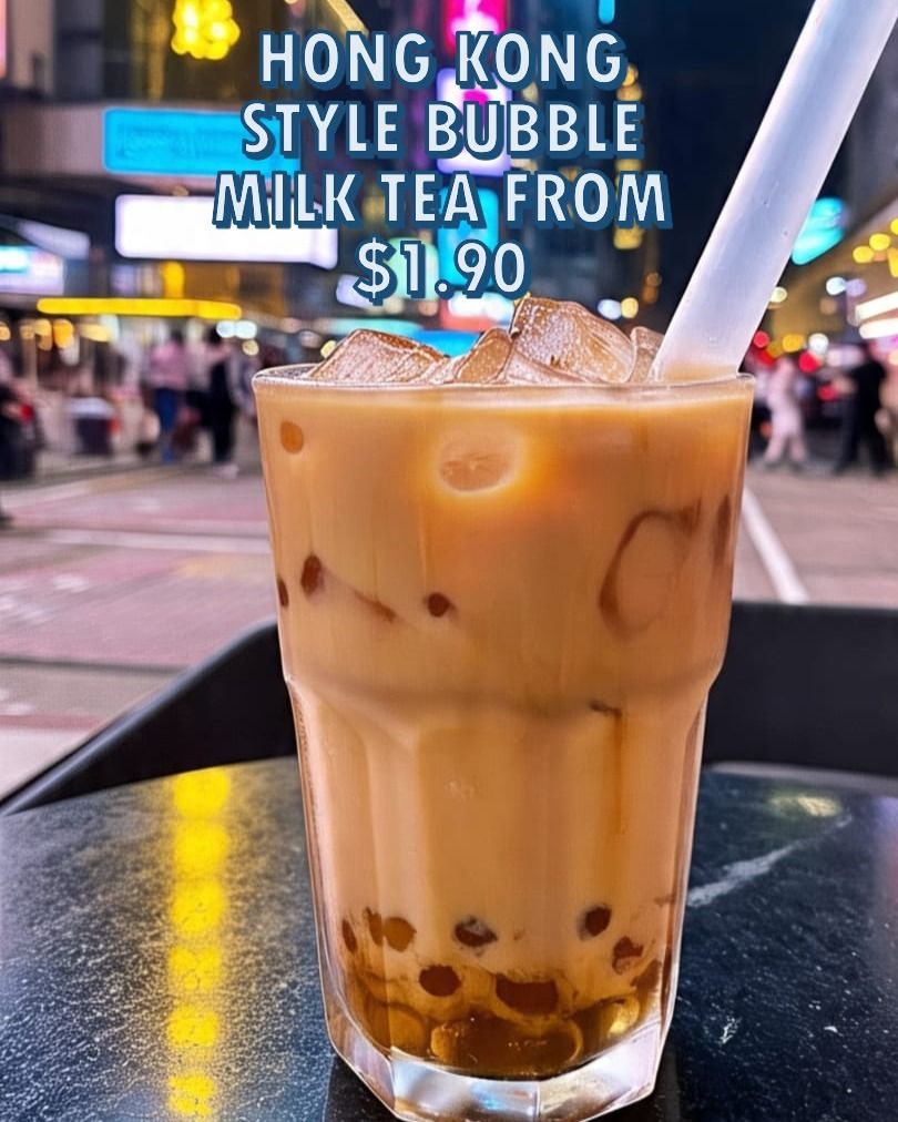 Hong Kong Style Bubble Milk Tea 500ml