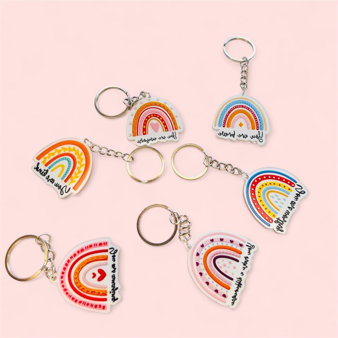 Rainbow Keychains