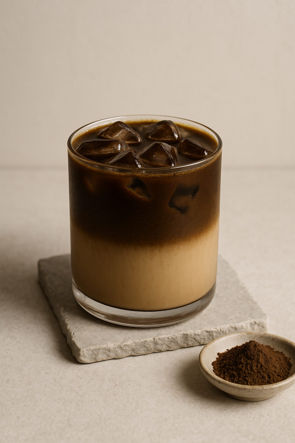 Iced Hojicha Oatmilk Latte
