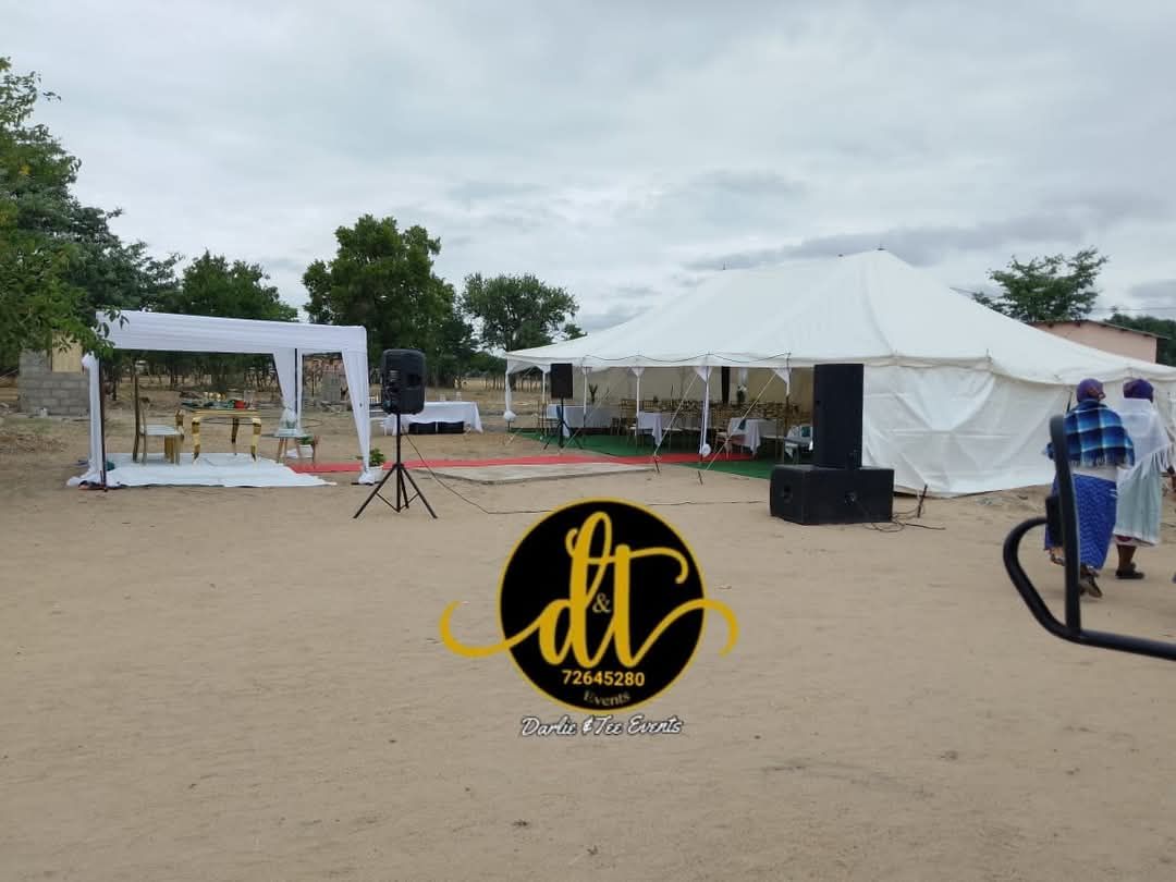 Normal Pole and Peg Tent   50 People 
