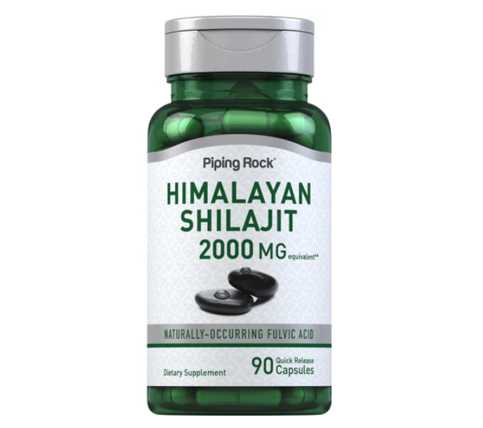 Extracto de Shilajit, 2000 mg, 90 cápsulas de liberación rápida