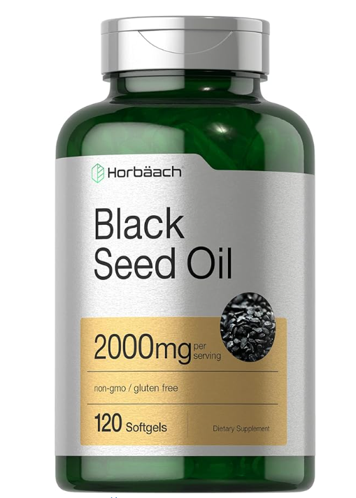 Black Seed Oil 2000 mg por porción (120 cápsulas blandas)
