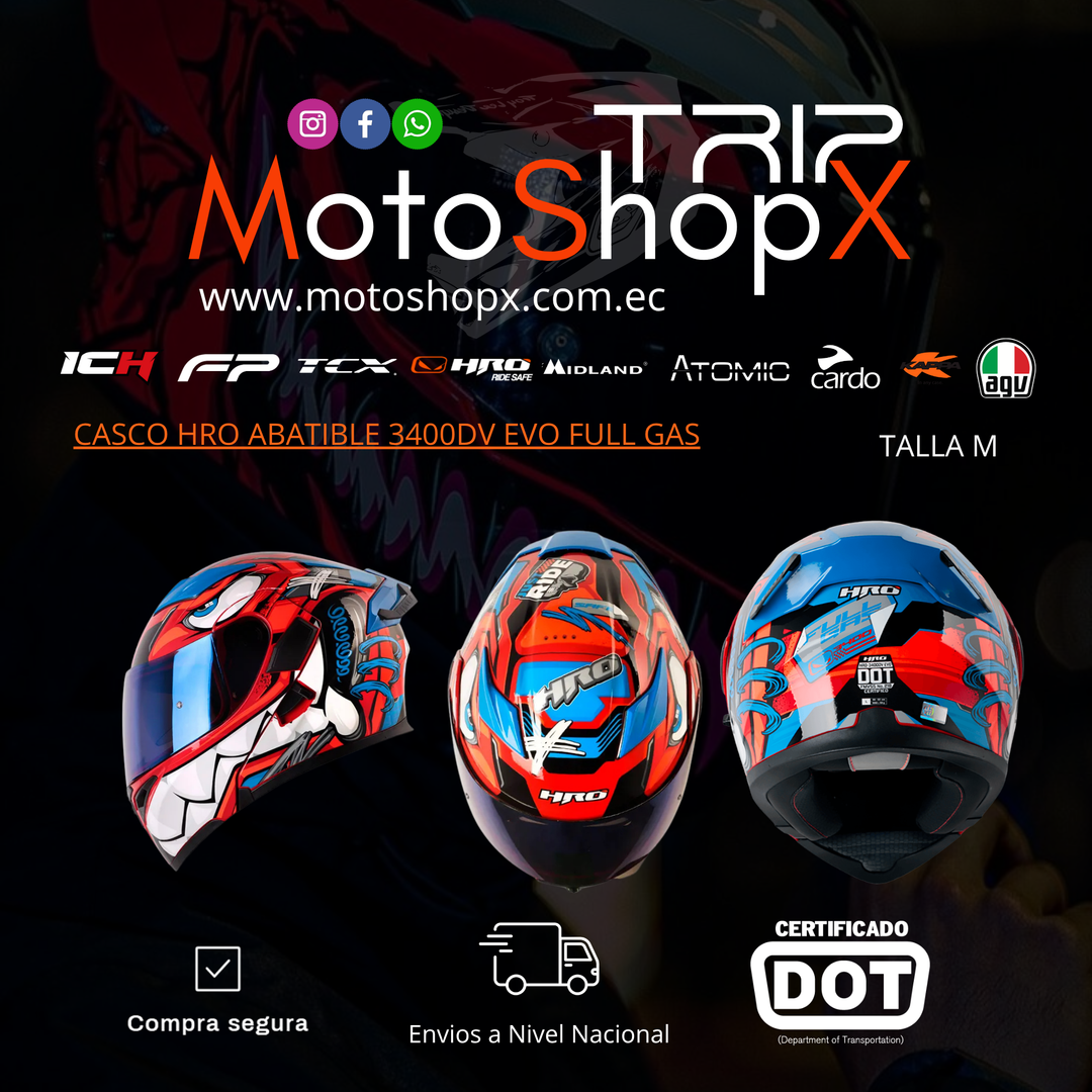CASCO HRO ABATIBLE 3400DV EVO FULL GAS