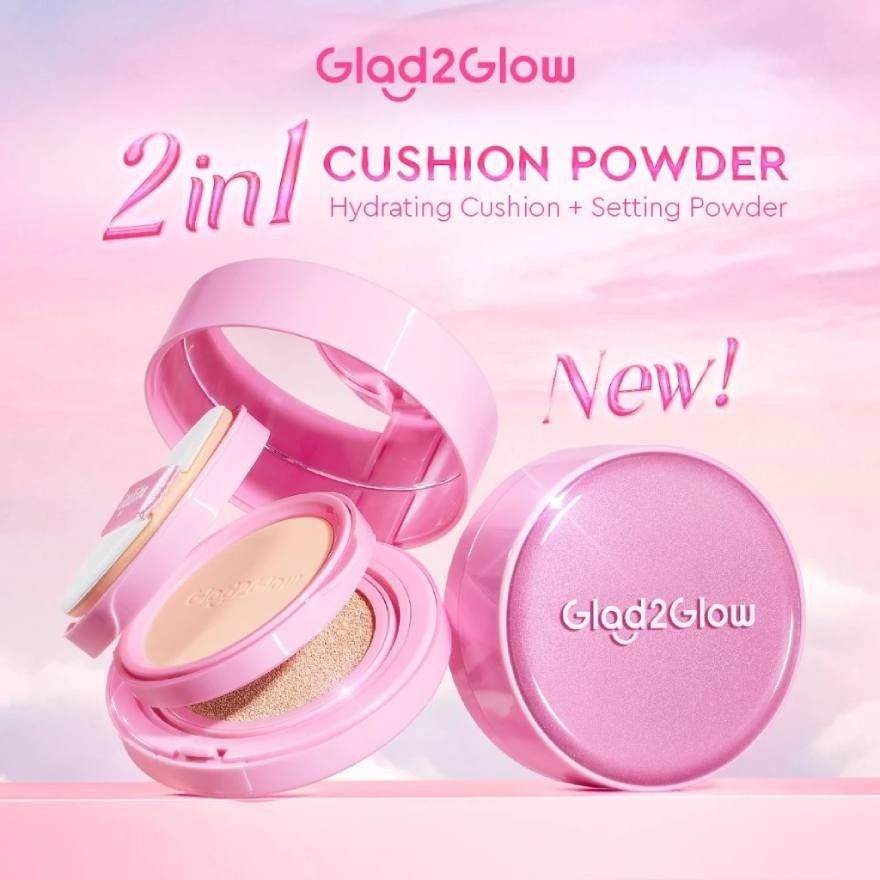 GLAD2GLOW 2 IN 1 - Perfect Pair Cushion Powder