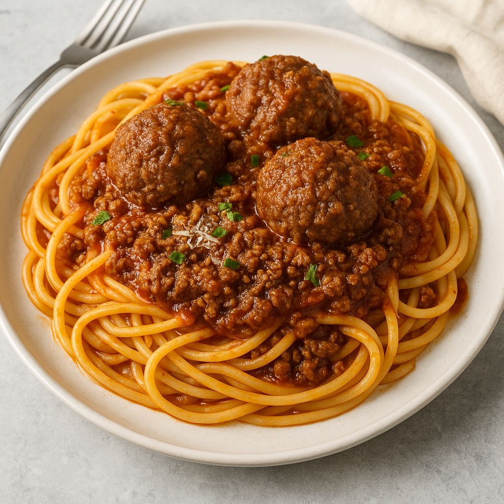 Spaghetti Bolognaise Meatballs