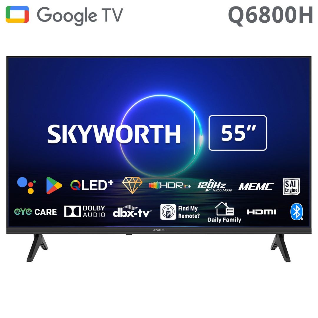 SKYWORTH 4K QLED Google TV 55inch