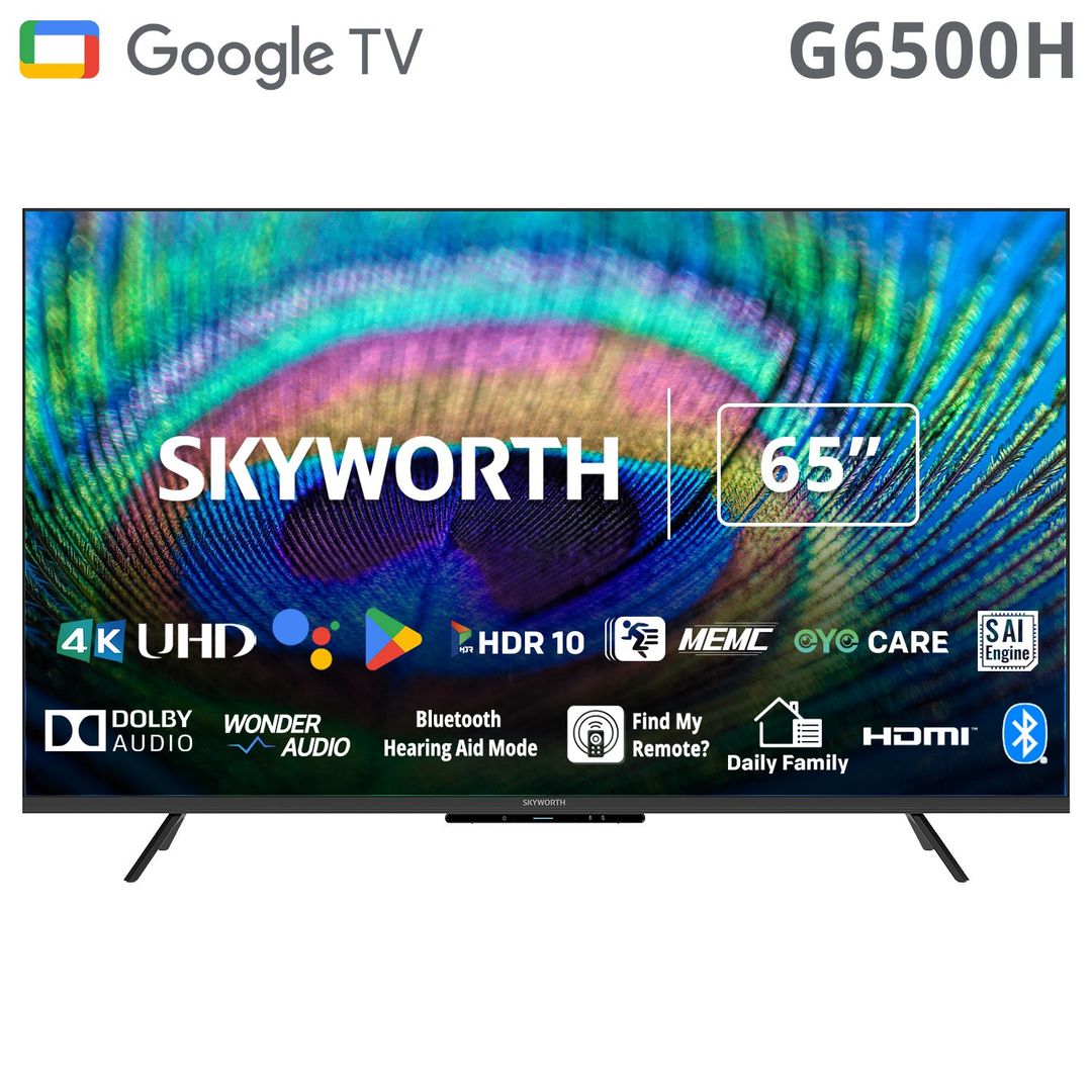 SKYWORTH UHD 4K smart wifi Google TV 65inch