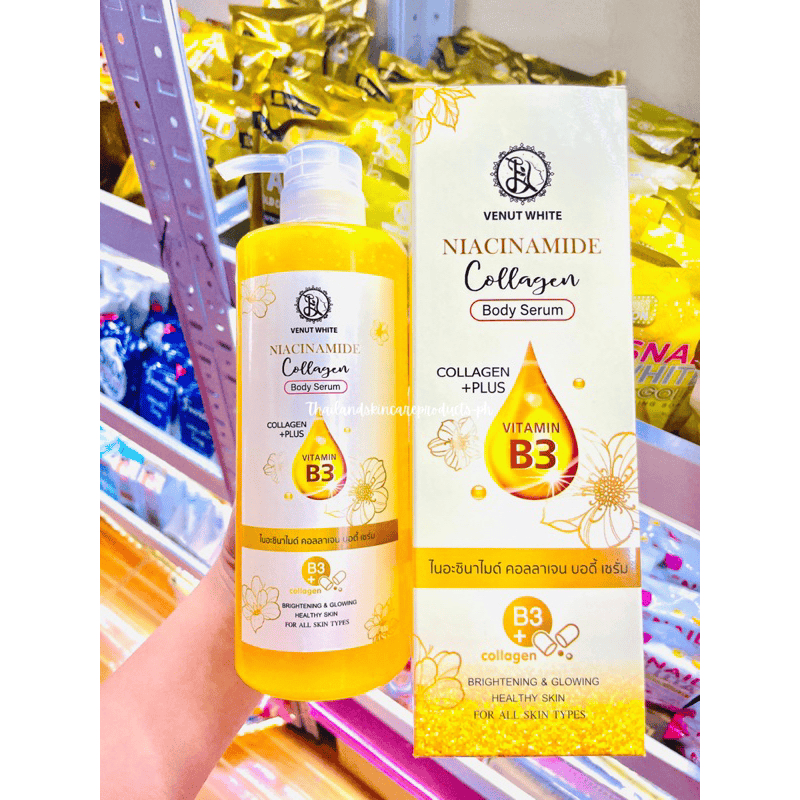 Venut White Niacinamide Collagen Body Serum (450ml)