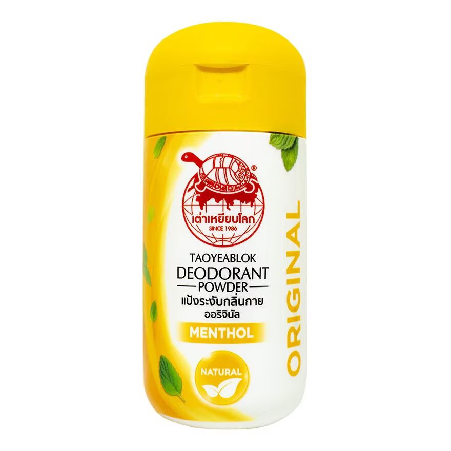 Taoyeablok Assorted Deodorant Powder (25g) - Yellow - Menthol (Pack of 12)