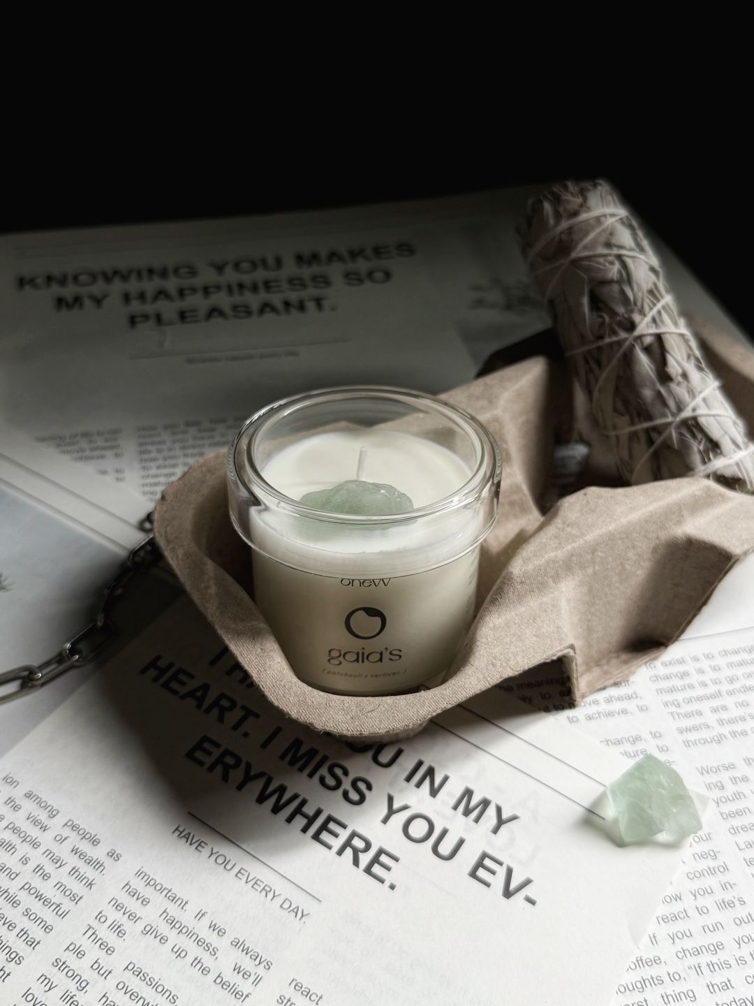 ( gaia's. ) earth energy candle ▽̵ 地元素蠟燭