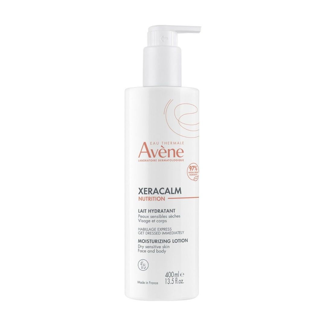 Avène Xeracalm Nutrition - Lait Hydratant - Visage et Corps - Peaux Sensibles et Sèches, 400ml