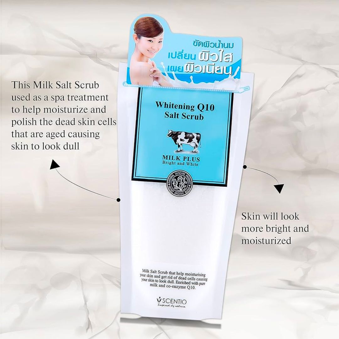 Scentio Milk Plus Whitening Q10 Scrub (300g)