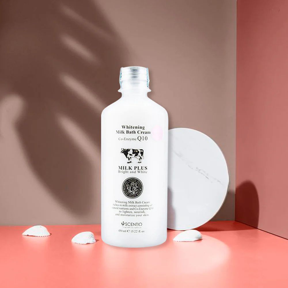 Scentio Milk Plus Whitening Milk Bath Cream (450ml)