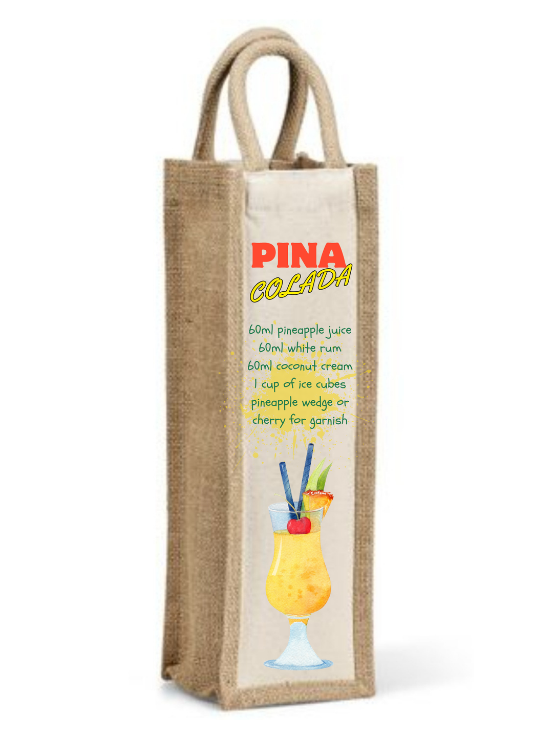 Pina Colada/Rum Gift Bag