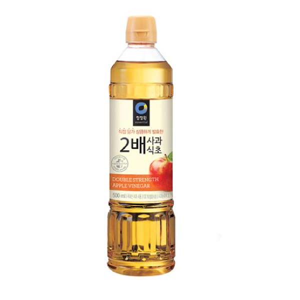 청정원 2배사과식초  APPLE VINEGAR(HIGH ACIDITY) 500ml