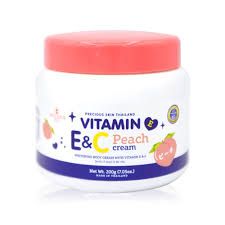 Precious Skin Vitamin E & C Peach Body Cream 200g