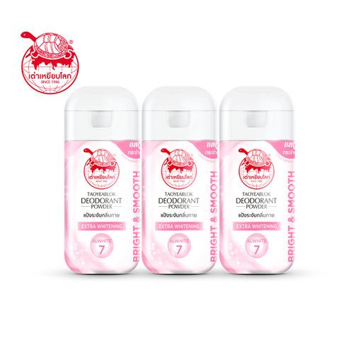 Taoyeablok Assorted Deodorant Powder (25g) -  Pink - Extra White (Pack of 12)