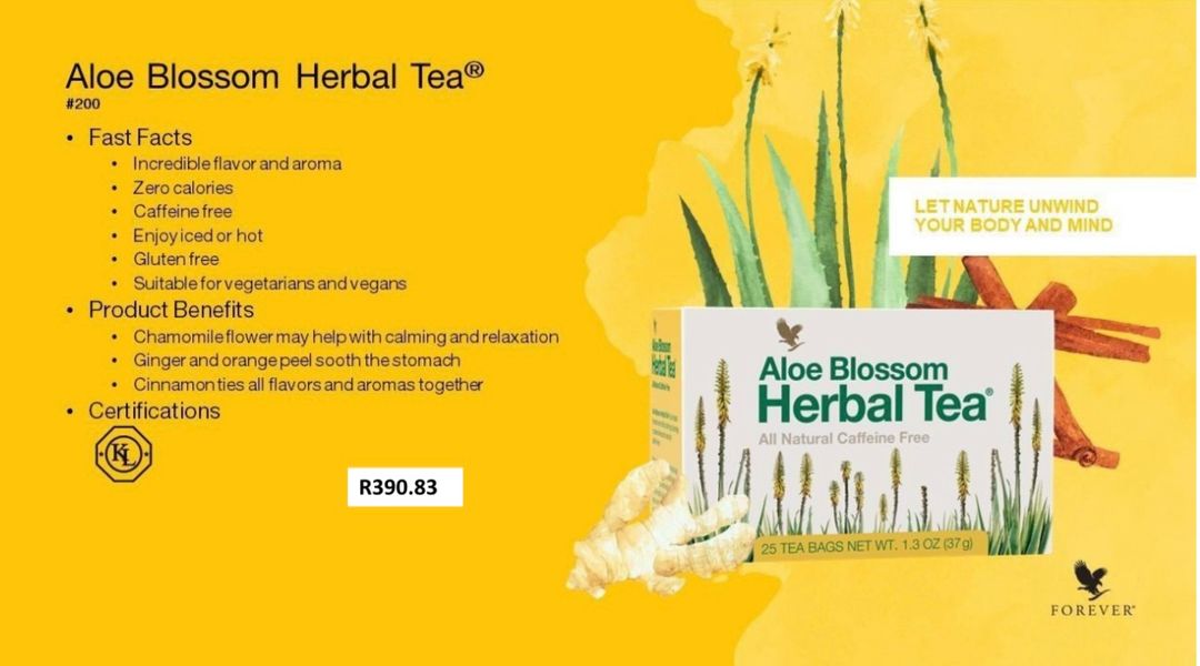Aloe Blossom Herbal Tea (25 tea bags)