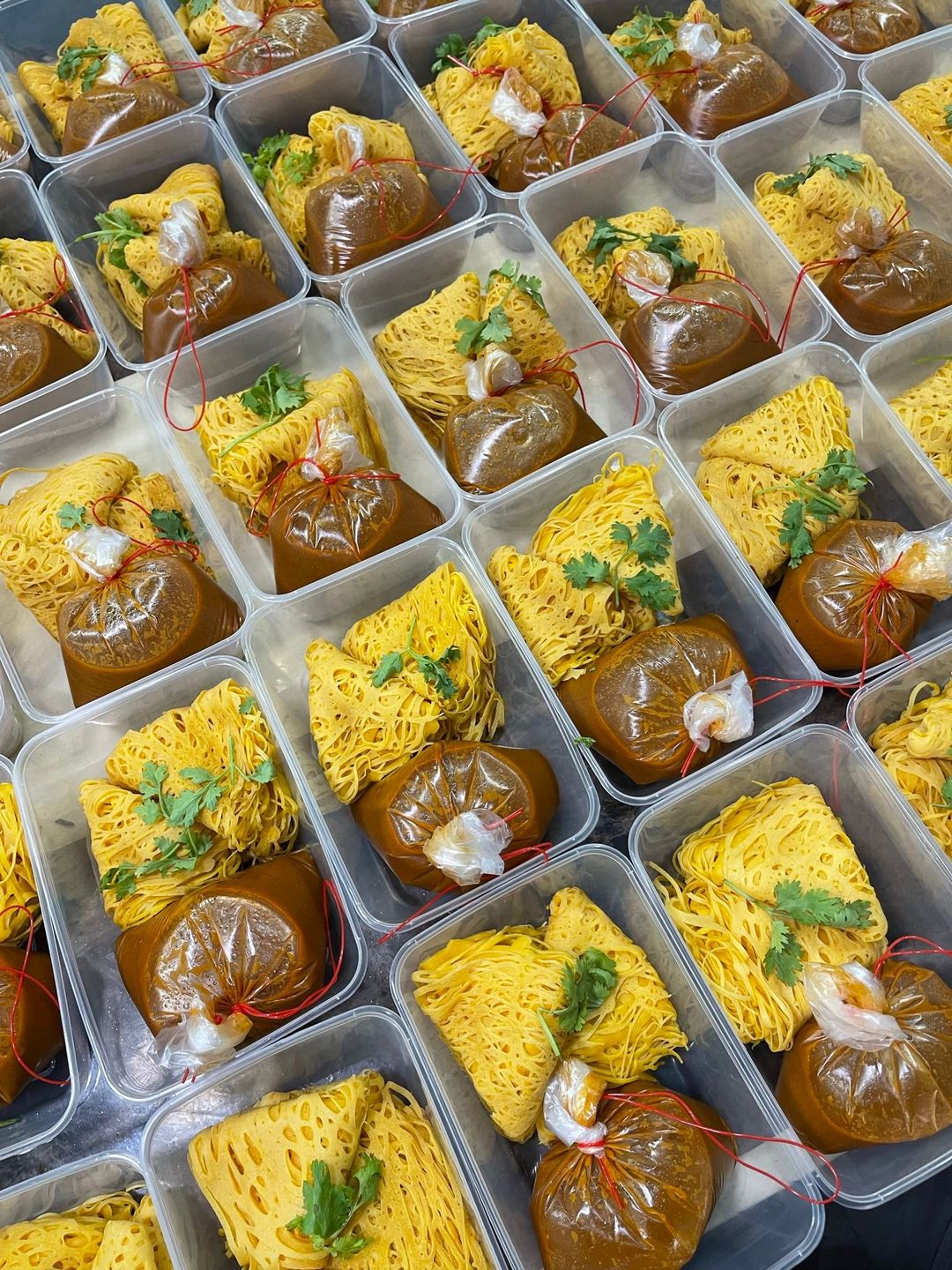 Roti Kirai with Curry Chicken