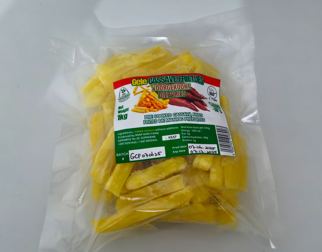 Pre-Cooked cassava fries 