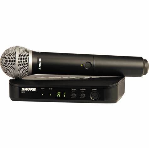 MICRO PG58 SANS FIL – SYSTÈME SHURE BLX24/PG58