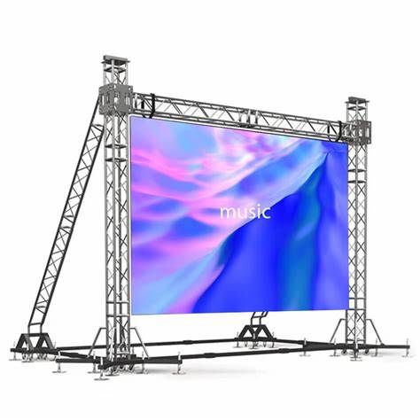 ÉCRAN LED P3.91 (~3,91 mm pitch) – 91″ / Panneau modulaire