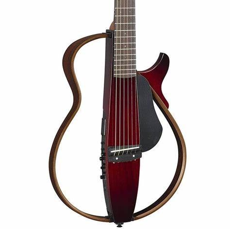 GUITARE SILENT YAMAHA SLG200S Crimson Red Burst