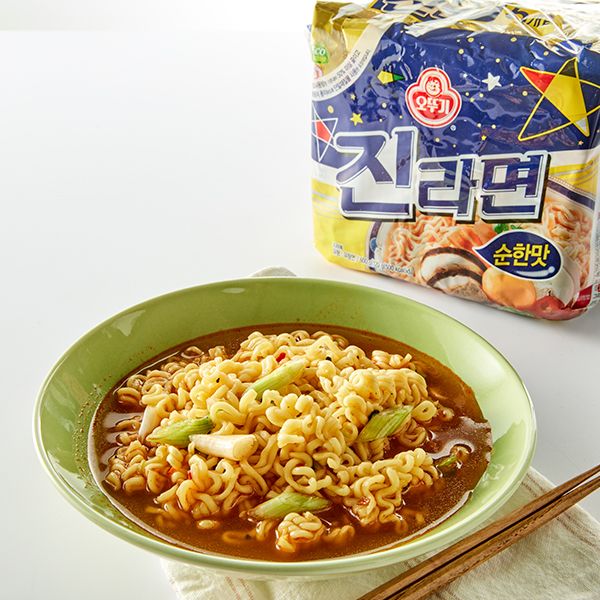 [1+1] 오뚜기 진라면_순한맛  JINRAMEN MILD MULTIPACK 120G*5 (exp. 25 Aug)