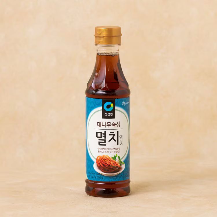 청정원 대나무 숙성 멸치액젓 Anchovy Fish Sauce 500g