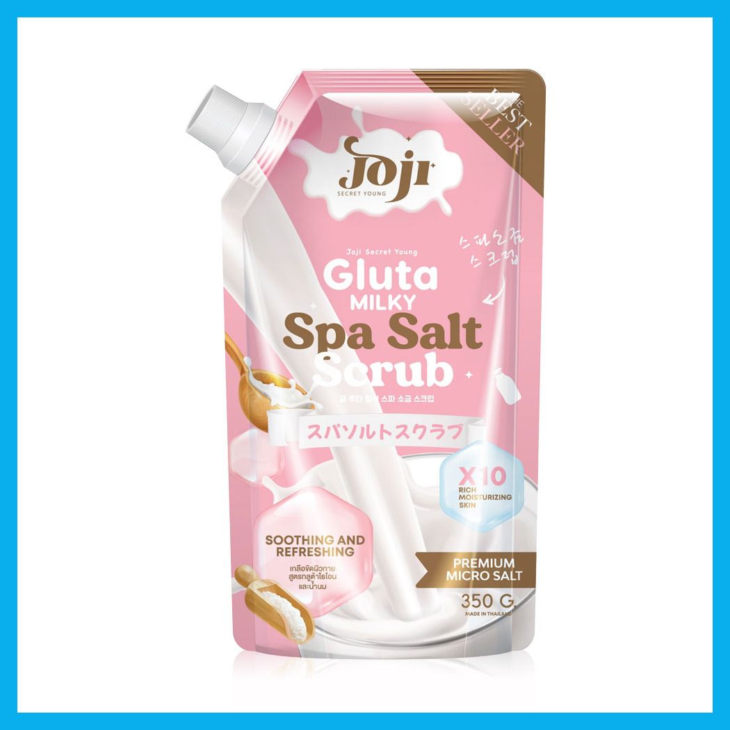 Joji Spa Salt Scrub (350g) - Gluta Milky