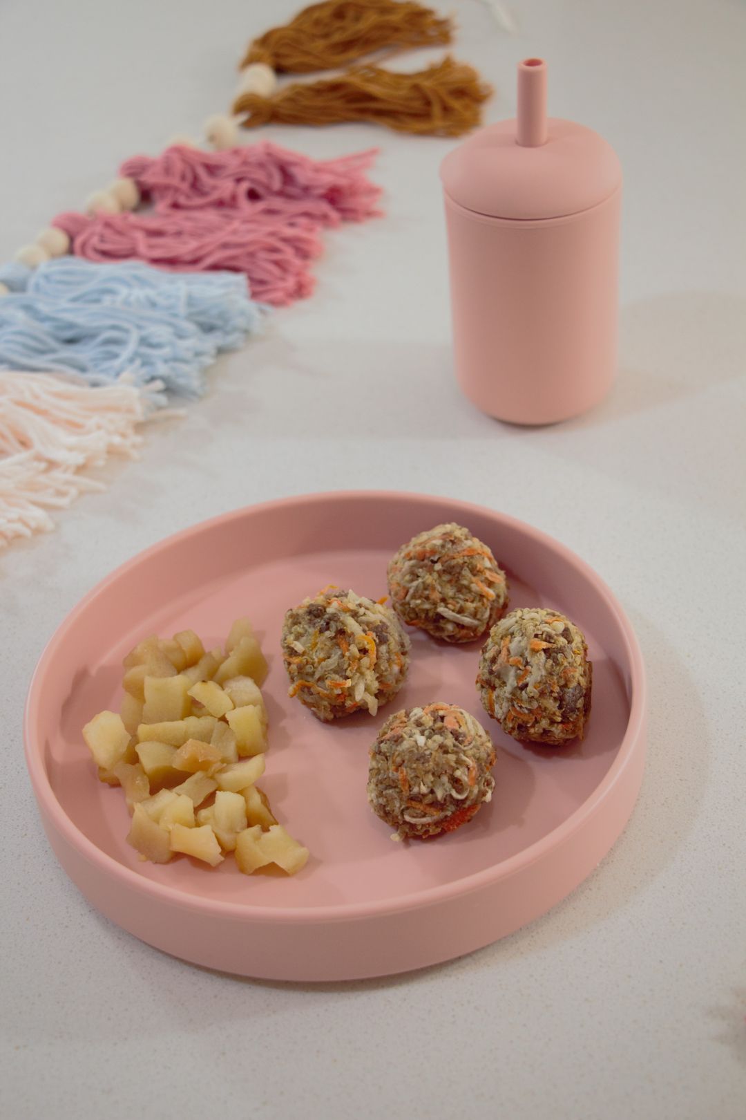 Bites de quinoa con res